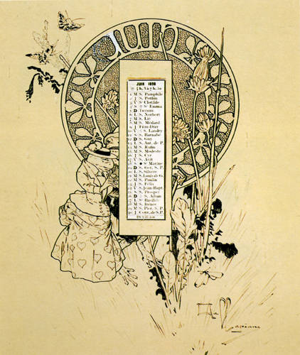 Calendrier, juin 1898