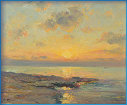 Voiliers au soleil couchant